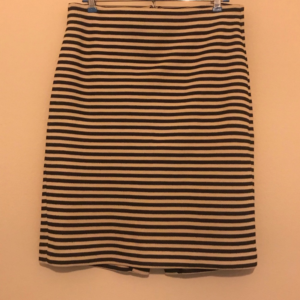 Talbots Knit Striped Pencil Skirt